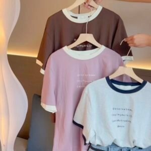 奶芙ins·棉TEE [C076]