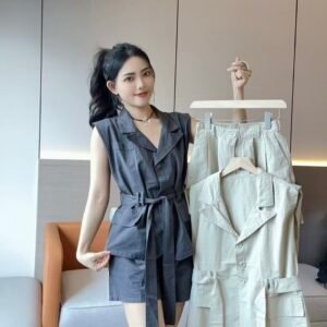 简约利落·软牛仔套装[C035]