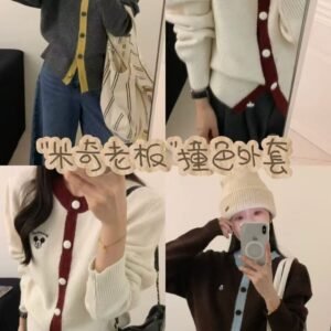 “米奇老板”撞色外套 [C307]