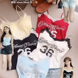 甜欲氛围36 · 拼接蕾丝背心 [C323]