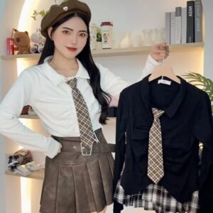 纯欲学姐·抓皱衬衫【G036】