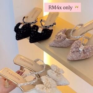 仙女本仙·Ribbon亮片细跟鞋✨ [RXP/RXB/RXC]