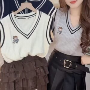 韩系小熊🐻学院马甲【G055】