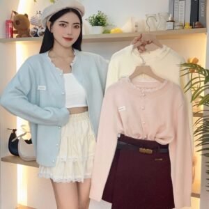 Minmin棉花糖·花边毛衫 [G197]