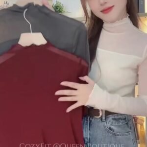 洋气网纱·拼接长袖 [G006]