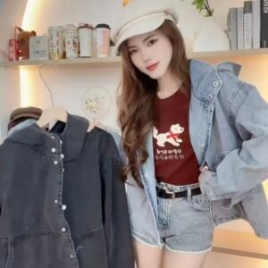 随性单宁·连帽外套 [D105]