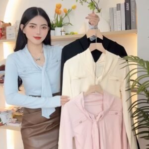 韩女领巾·长袖衫 [D170]