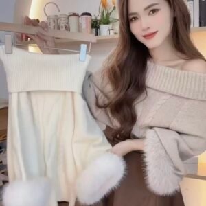 贵气氛围·毛袖针织衫 [D176]