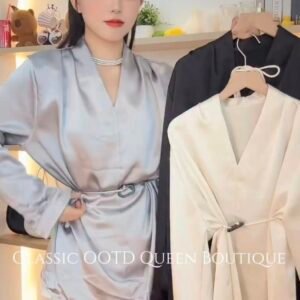 轻奢高级·缎面长袖【G007】