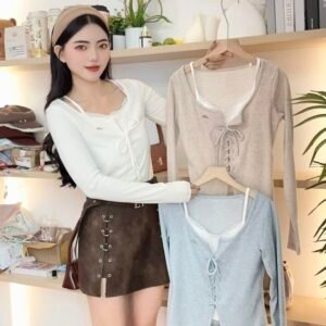 海盐冰丝·假两件 [D236]