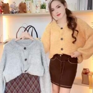 “枫林落日”毛绒外套【G021】