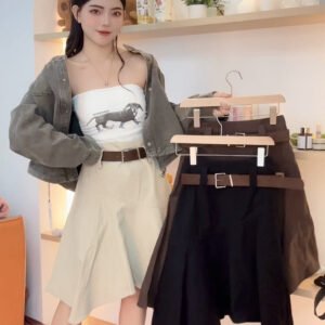 美式复古·不规则半裙 [G220]