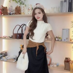 韩系慵懒·屁帘休闲裙 [D096]