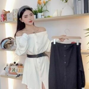 夏季个性·露肩连衣裙 [D268]