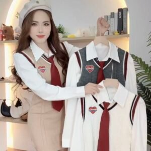 美式学院·马甲套裙 [G124]