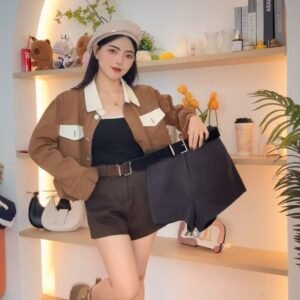 美式OOTD·毛呢短裤 [G260]