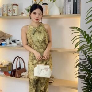 “末此青绿”·古着旗袍裙 [D303]