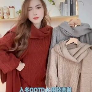 入冬OOTD·围脖套装 [D202]