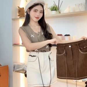 复古格调·灯芯绒裤裙 [G158]