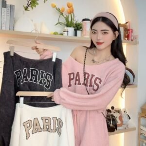 PARIS邂逅·毛针织套装 [D277]