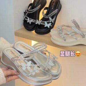 Bling ✨蝴蝶水钻增高拖🦋 [BHS/BHB/BHC]