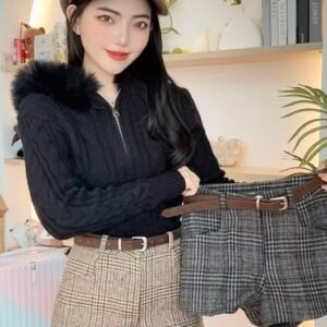 秋冬复古·百搭格子裤 [D299]