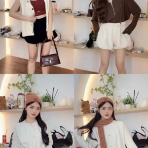 秋冬暖萌·羔毛短裤【G163】