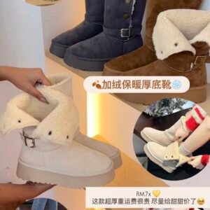 🍂加绒保暖厚底靴❄️ [JRG/JRB/JRC]
