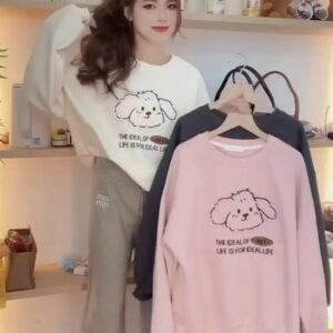 日系小狗·字母卫衣 [G051]