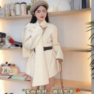 “雾屿秋时”披风外套[D199]