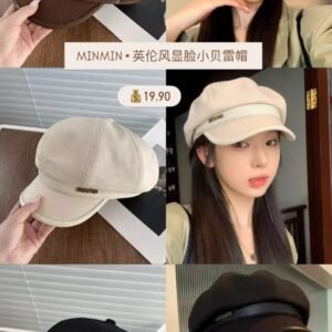 MINMIN英伦风贝雷帽[C598]