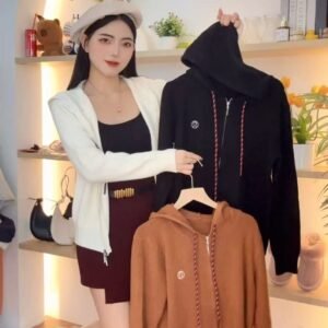 韩范连帽·开衫外套[G004]