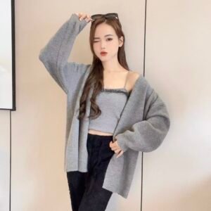 韩女高质感·软糯毛衫set[C519]