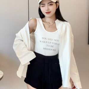 盐系字母·衬衫套装[C483]