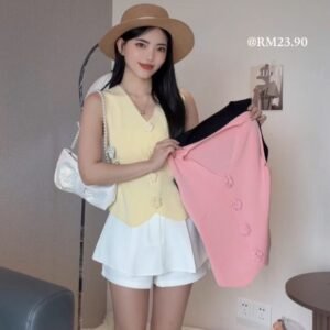 法式山茶·针织马甲 [A005]