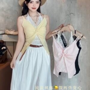 纯欲辣妹·假两件背心 [A155]