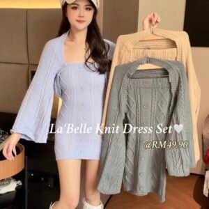 La‘Belle Knit Dress Set [B014]