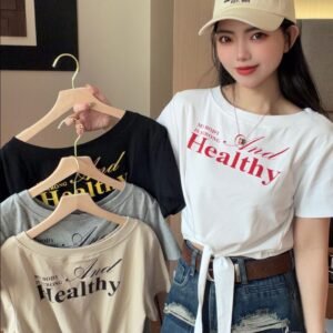 Healthy Mood·系带上衣 [A328]