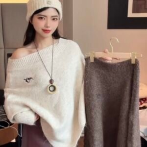 月白初霁·针织毛衫 [A342]