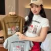 Tiny friends·微高领tee [A368]